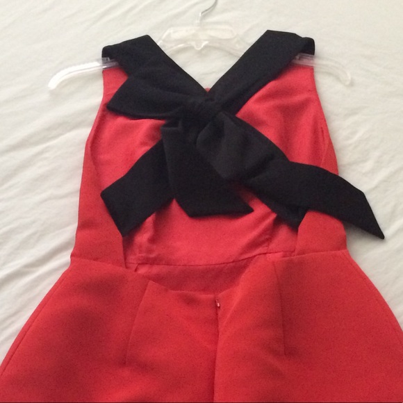 ✨ KATE SPADE ✨ Bow Back Dress Blaze A Trail Red 6 - Picture 6 of 7